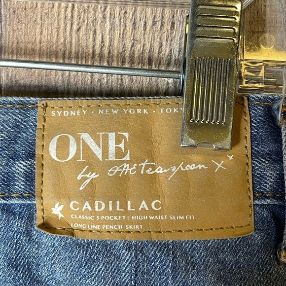One Teaspoon Cadillac in Pacifica Destroyed Denim Pencil - Picture 3 of 8
